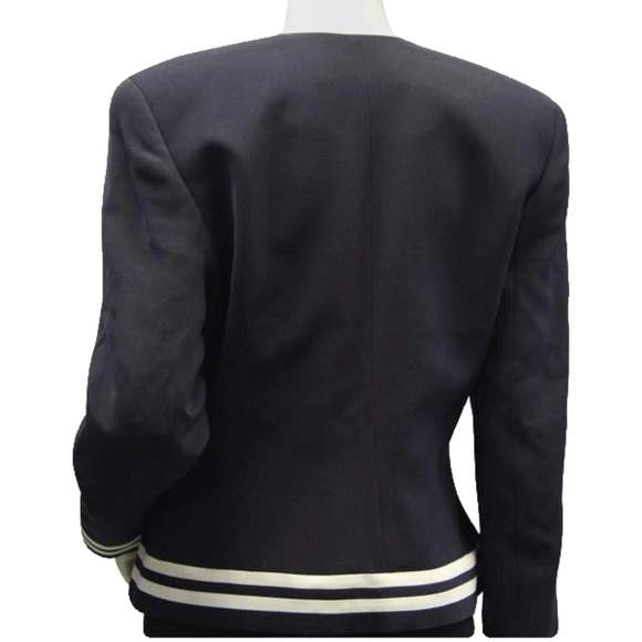 Ellen Tracy Navy Blue Sailor Jacket (SKU 0… - Picture 3 of 3